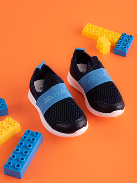 Detské športové topánky  tmavomodré s modrým