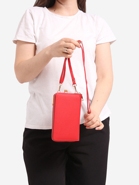 Peňaženka malá kabelka  červená