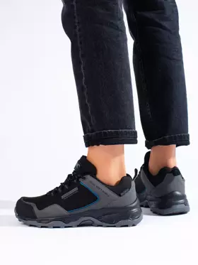 Sivé dámske trekové topánky DK Waterproof