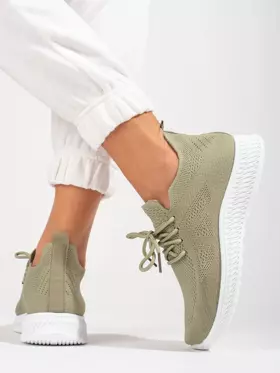 Textilné športové topánky  zelené